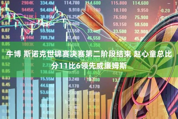 牛博 斯诺克世锦赛决赛第二阶段结束 赵心童总比分11比6领先威廉姆斯