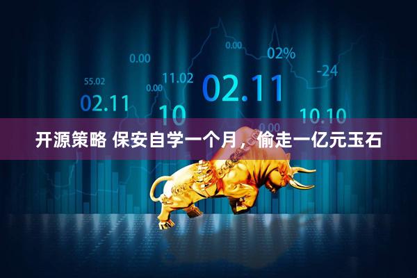 开源策略 保安自学一个月，偷走一亿元玉石