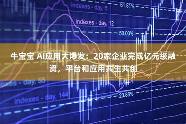 牛宝宝 AI应用大爆发：20家企业完成亿元级融资，平台和应用共生共创